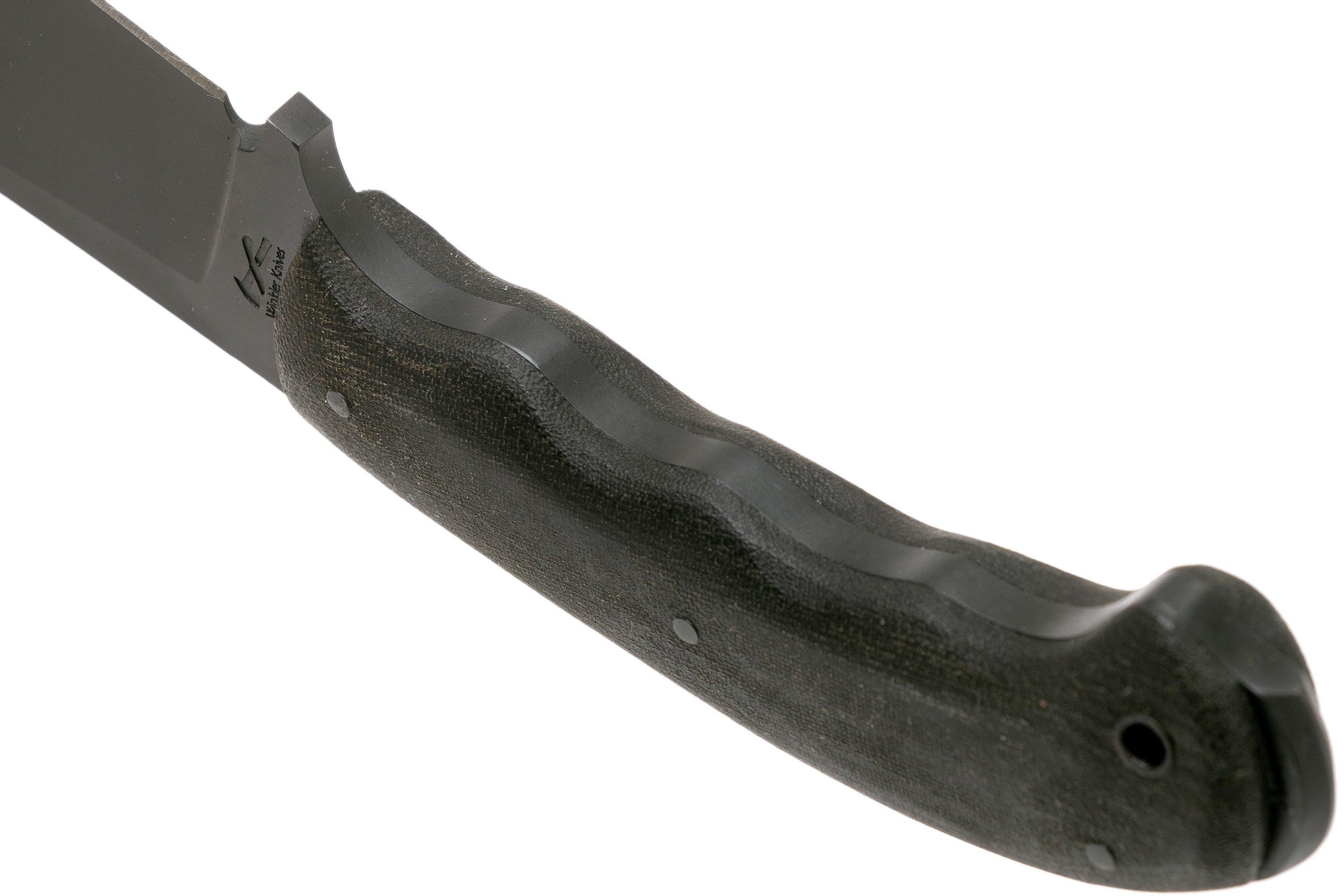 Case Winkler Hambone 43179 Clint Romesha, Black Canvas Micarta, Kydex