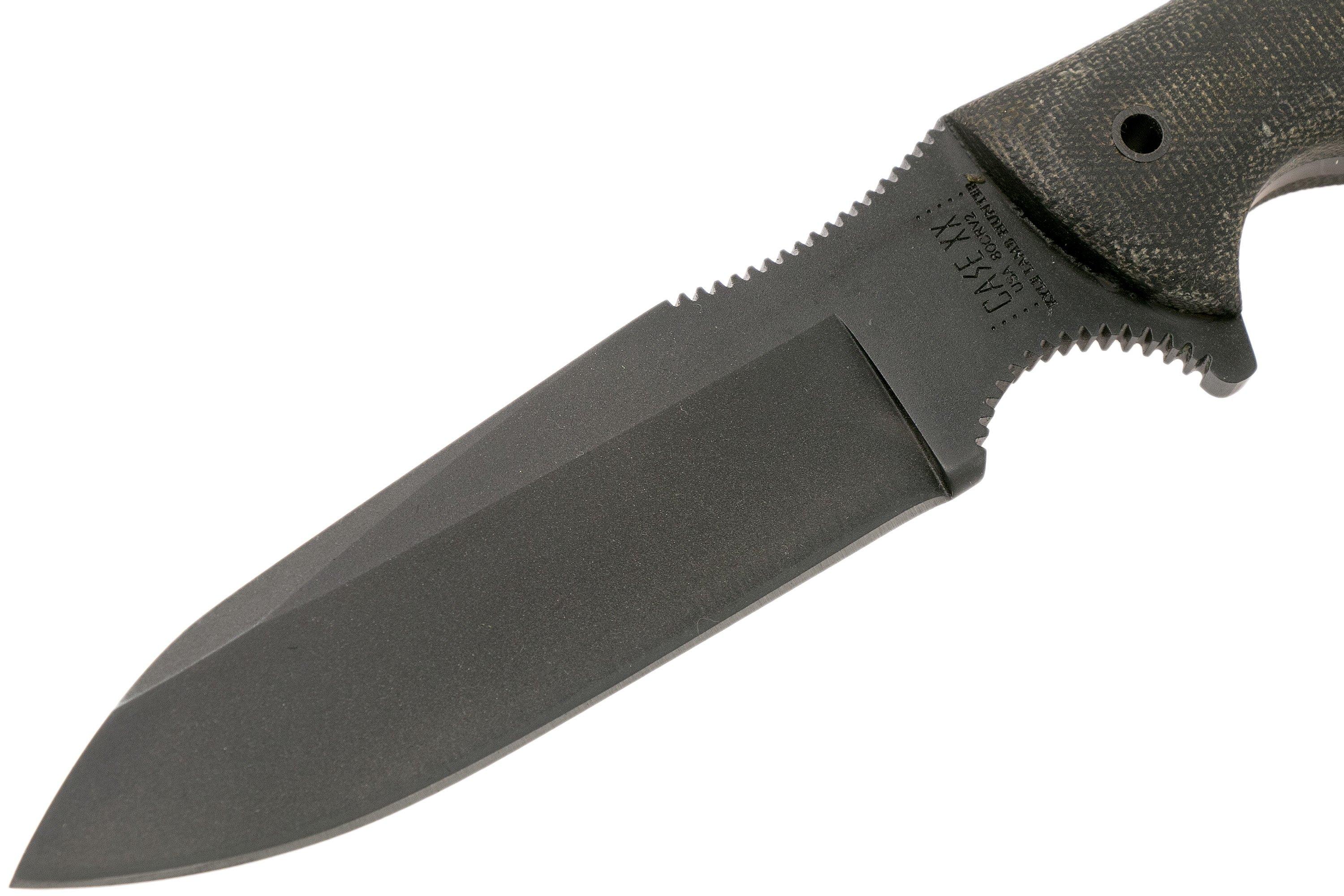 Case Winkler Hunter 43182 Kyle Lamb, Black Canvas Micarta, Kydex Sheath