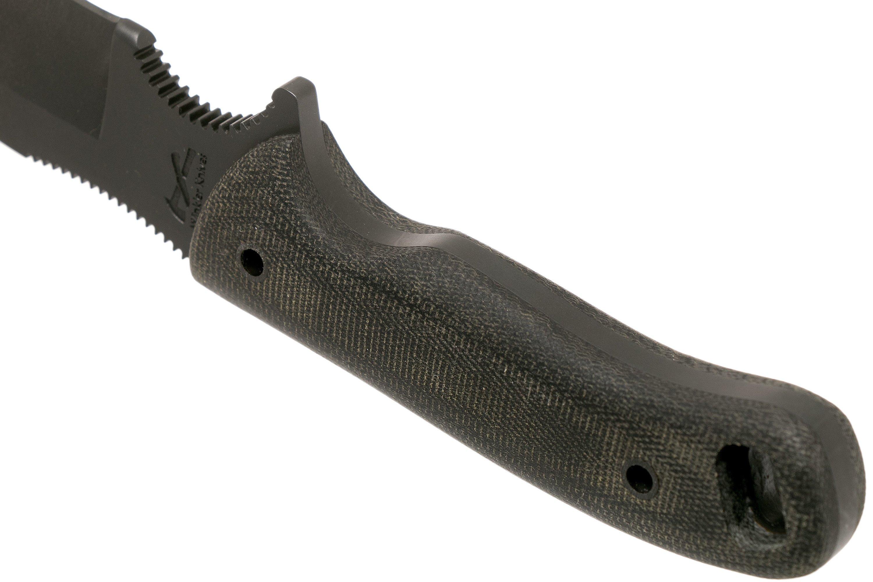 Case Winkler Hunter 43182 Kyle Lamb, Black Canvas Micarta, Kydex Sheath