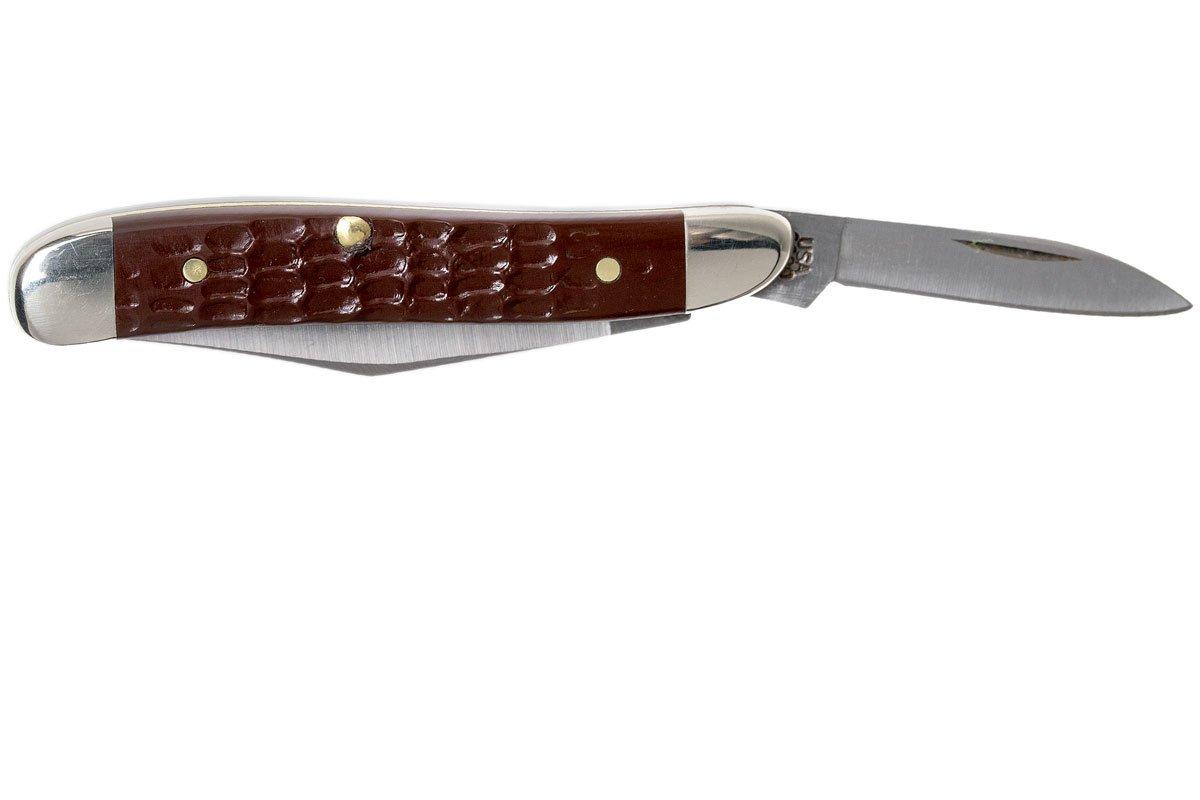 Case Peanut Brown Synthetic, 00046, 6220 SS pocket knife ...