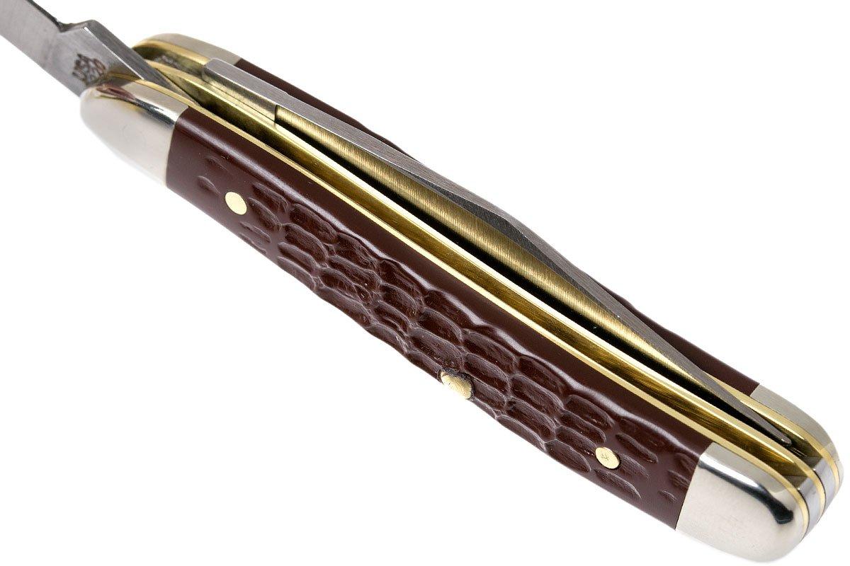 Case Peanut Brown Synthetic, 00046, 6220 SS pocket knife