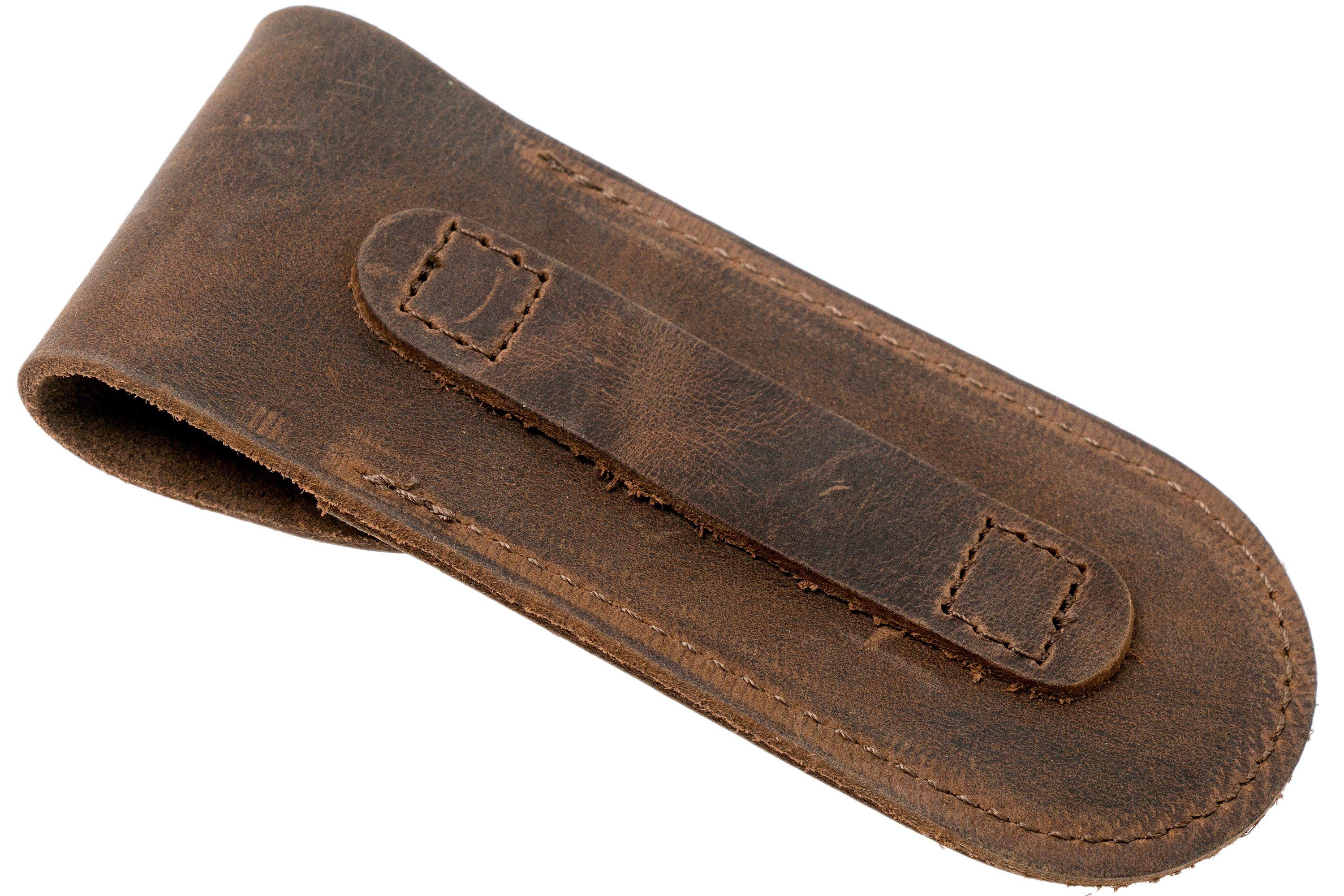 Case Soft Leather Sheath Medium, Dark Brown 50003 leather sheath
