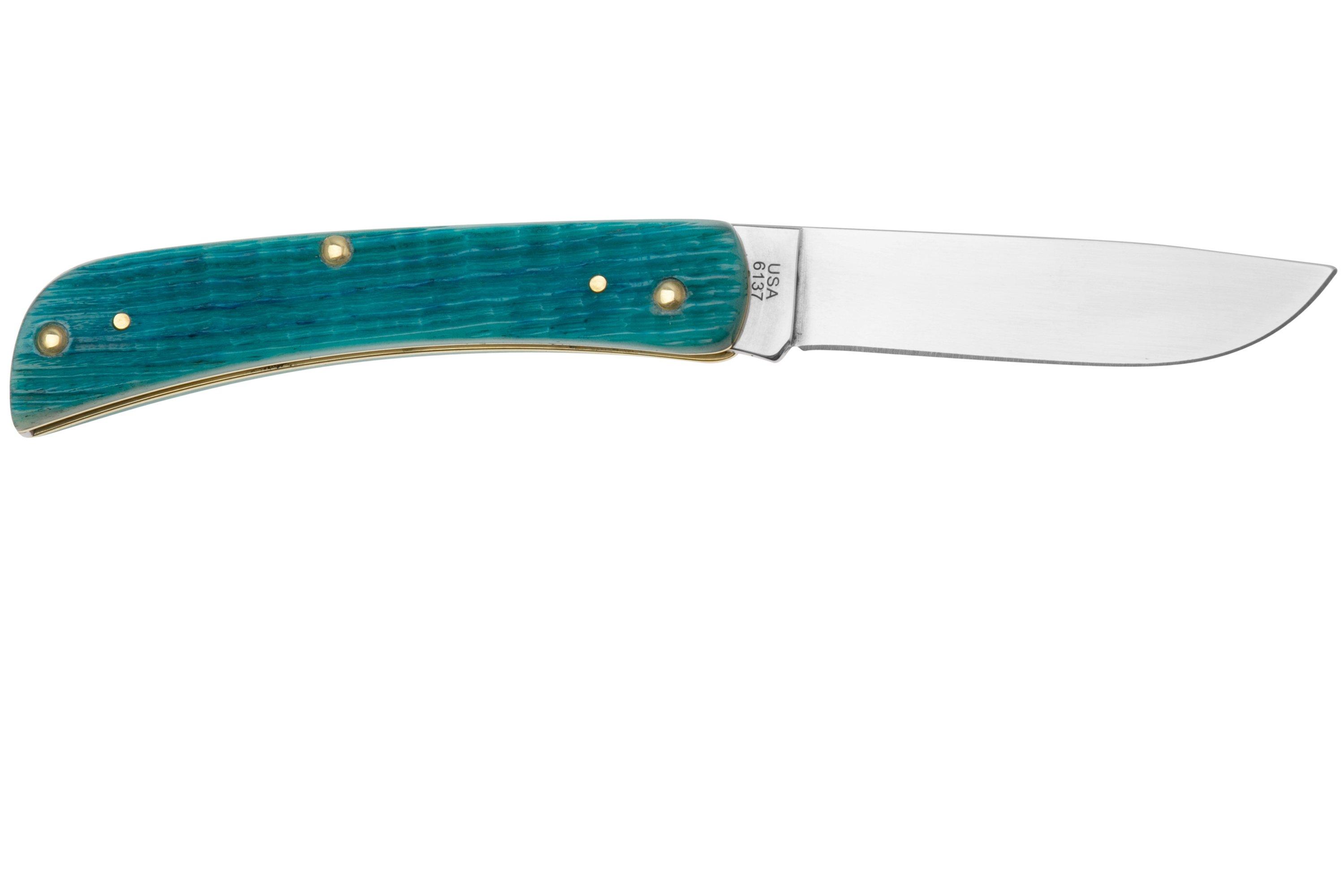 Case Sod Buster Jr 50643 Sky Blue Bone, Crandall Jig, 6137