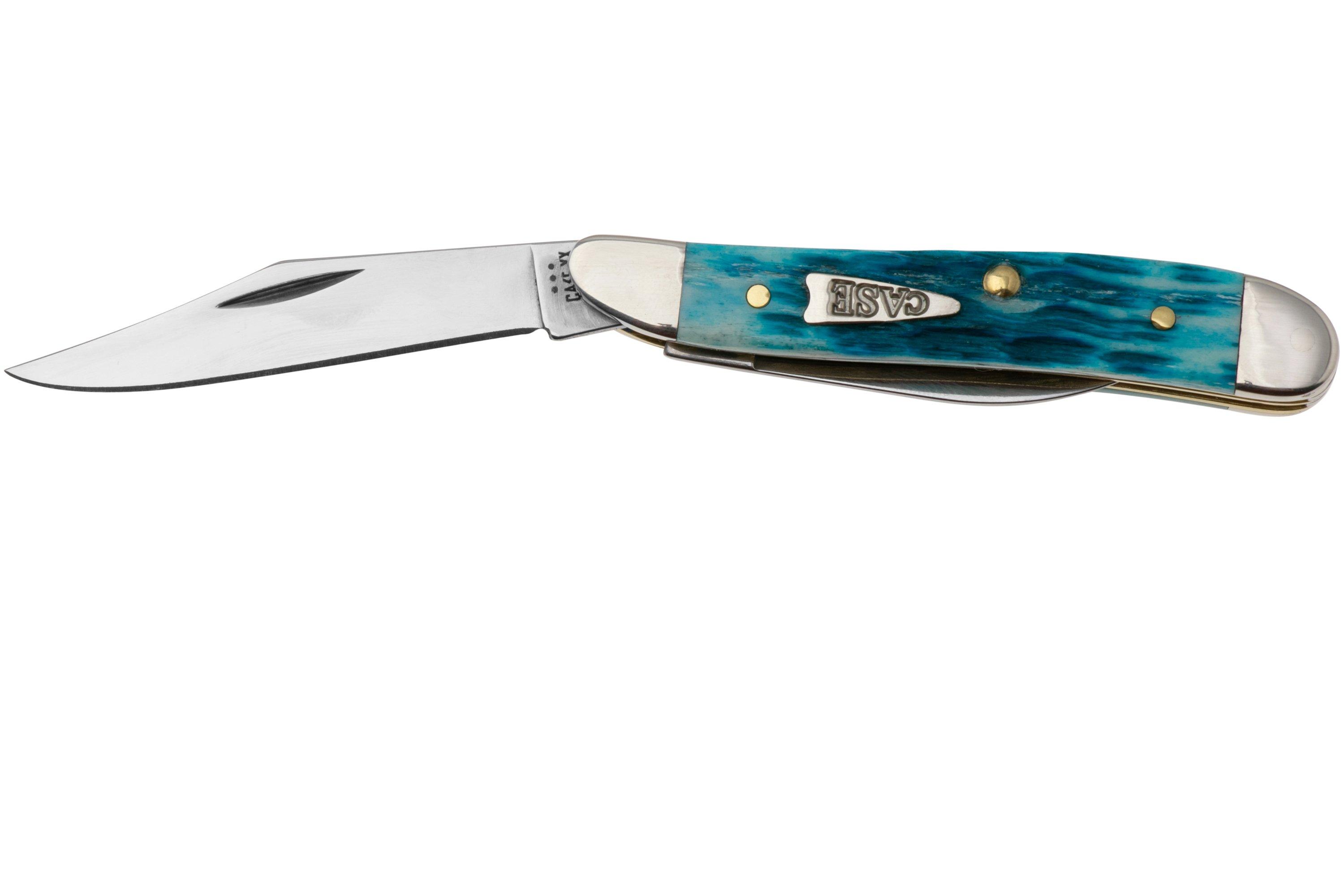 Case Peanut 50644 Crandall Jig Sky Blue Bone, pocket knife