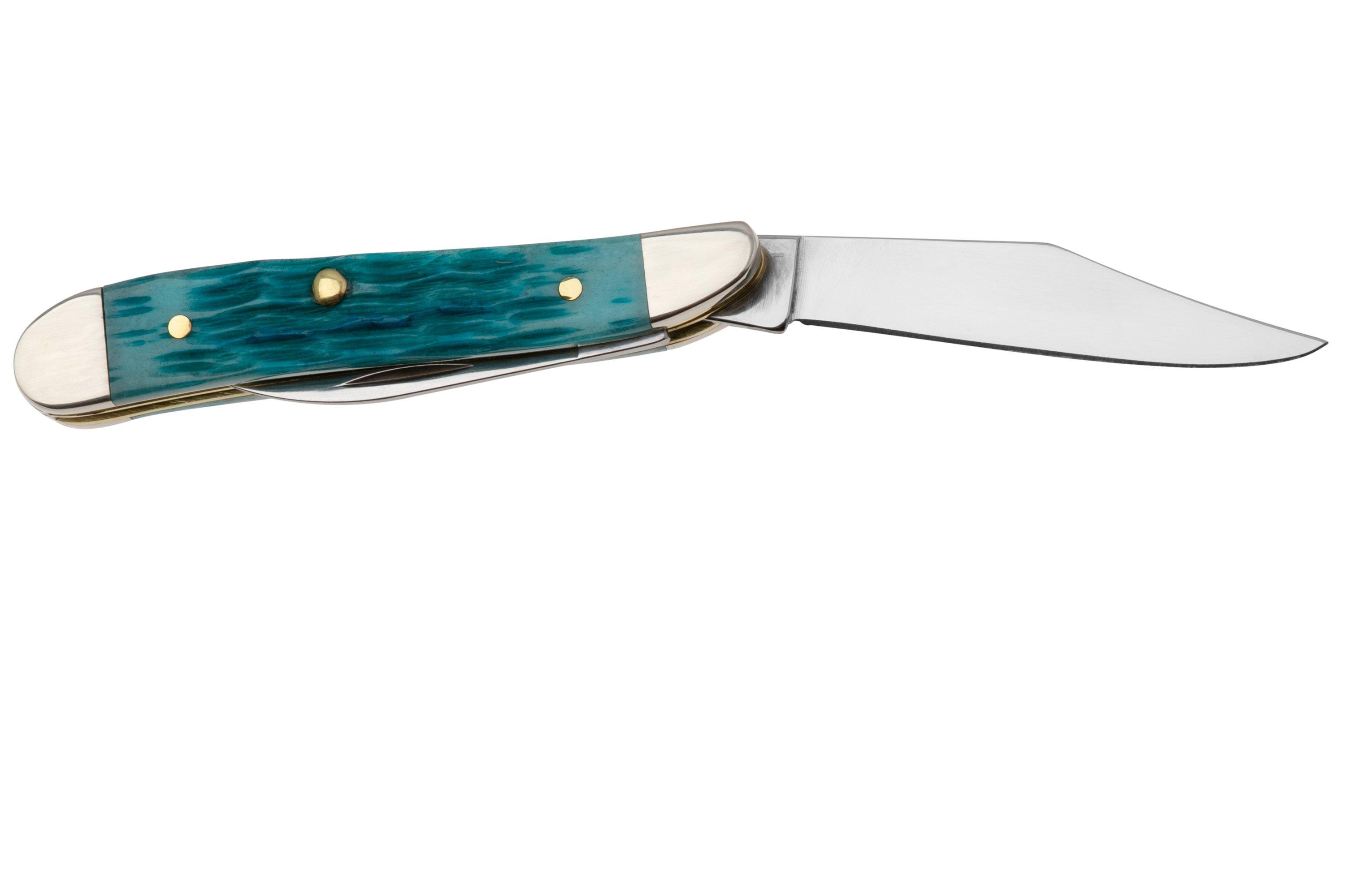 Case Peanut 50644 Crandall Jig Sky Blue Bone, pocket knife