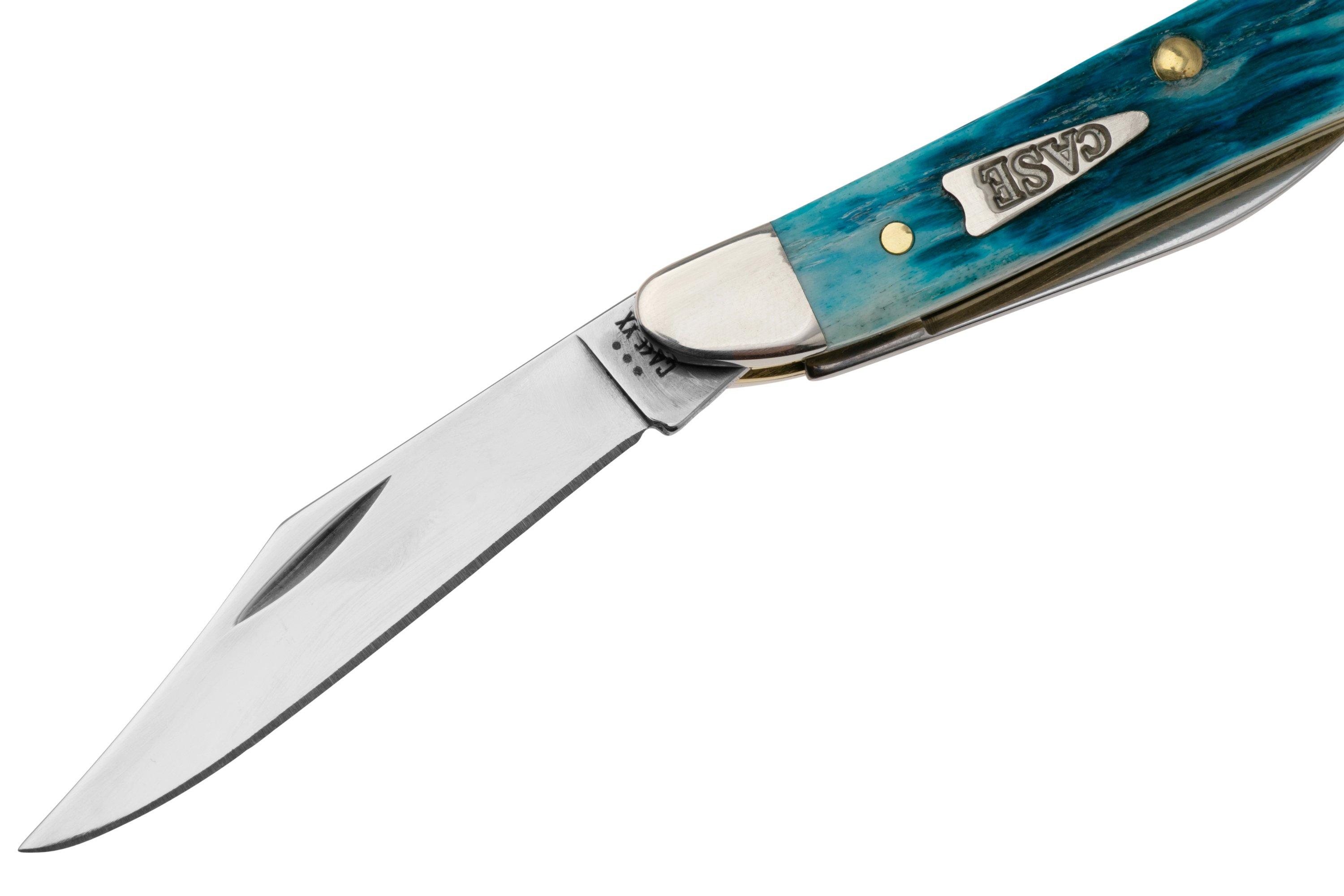 Case Peanut 50644 Crandall Jig Sky Blue Bone, pocket knife