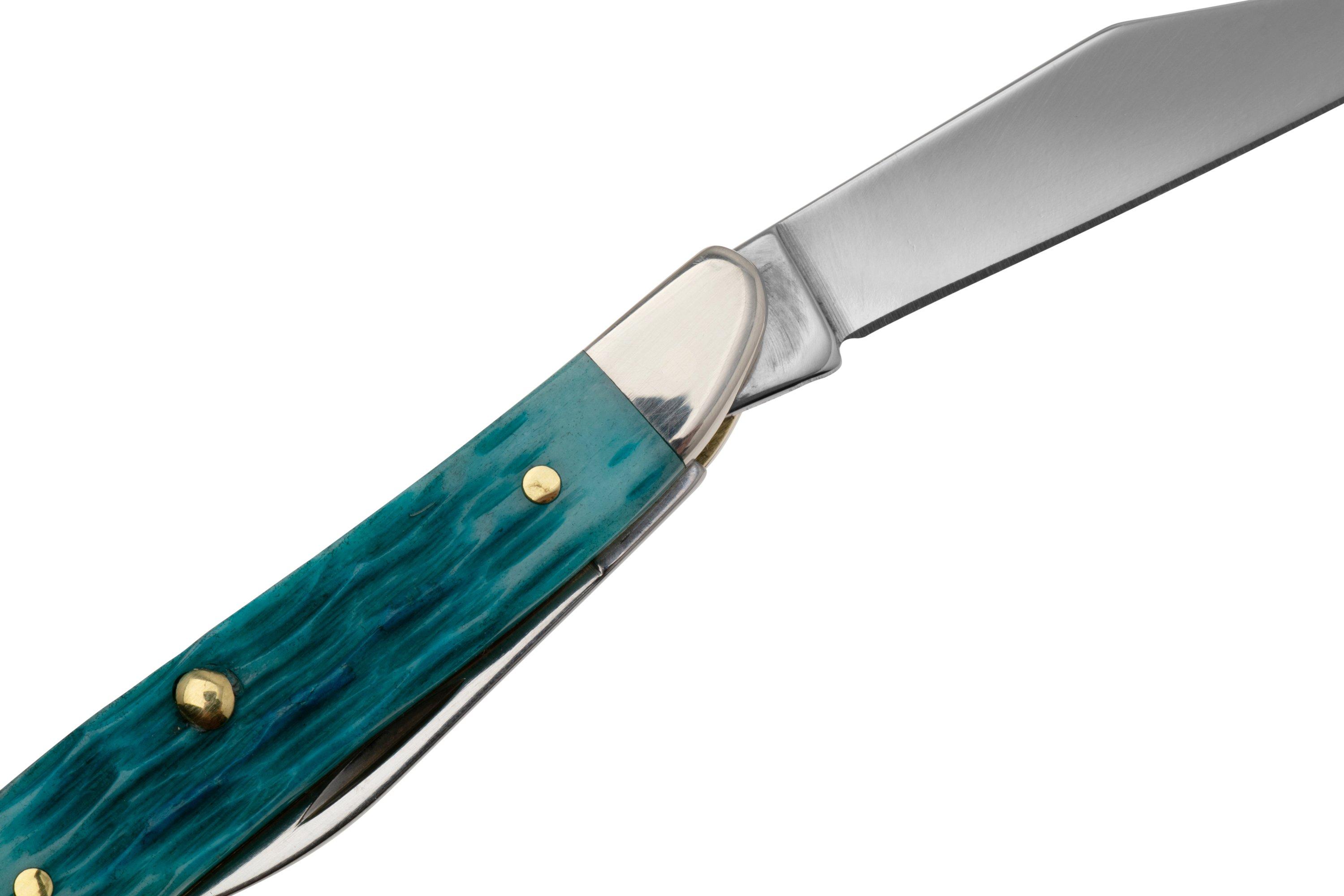 Case Peanut 50644 Crandall Jig Sky Blue Bone, pocket knife