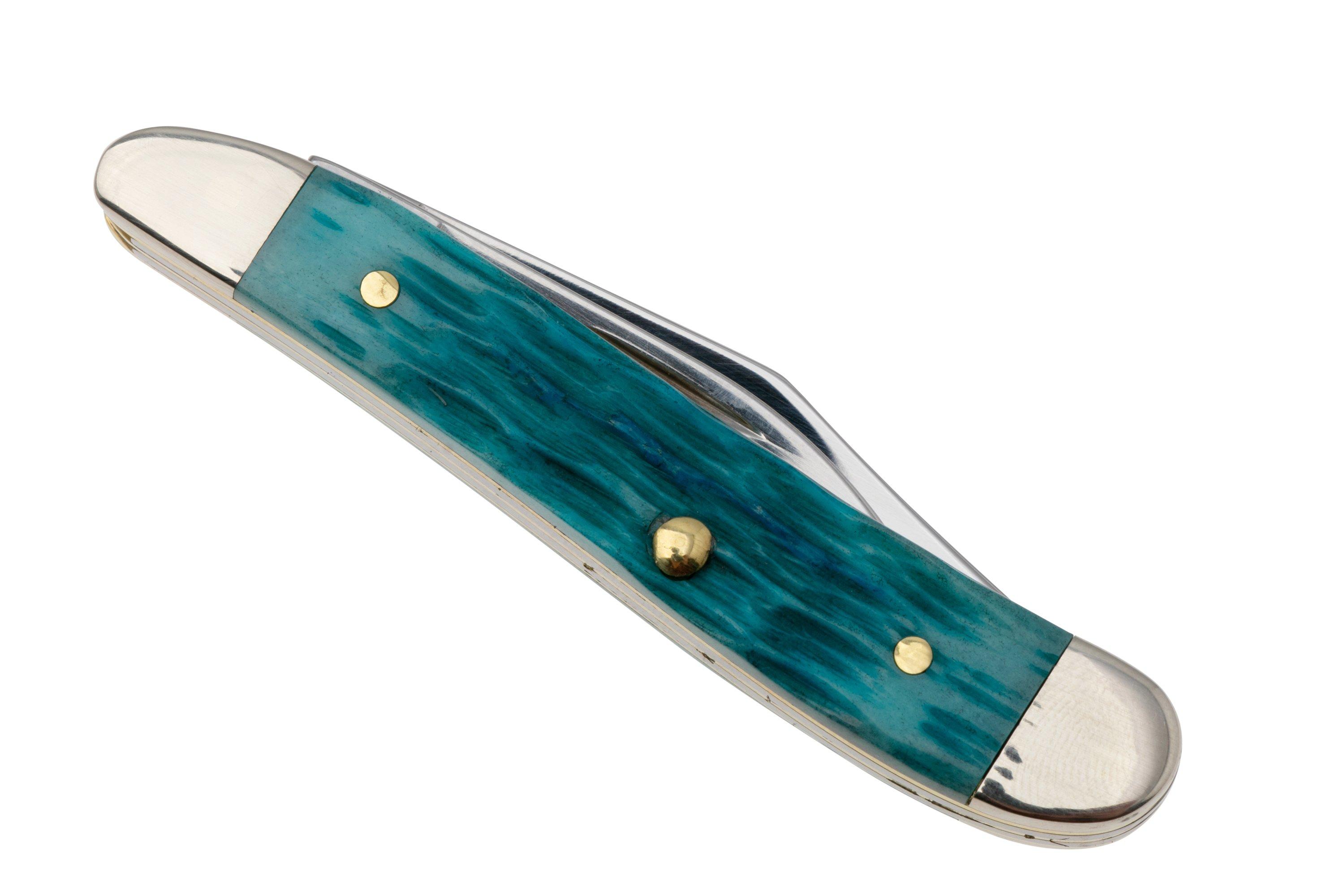 Case Peanut 50644 Crandall Jig Sky Blue Bone, pocket knife