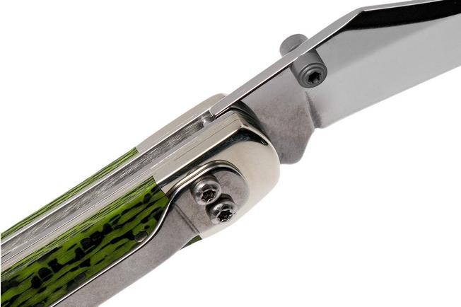 SE Spring Assisted Clip Point Folding Knife with Metal Weaving