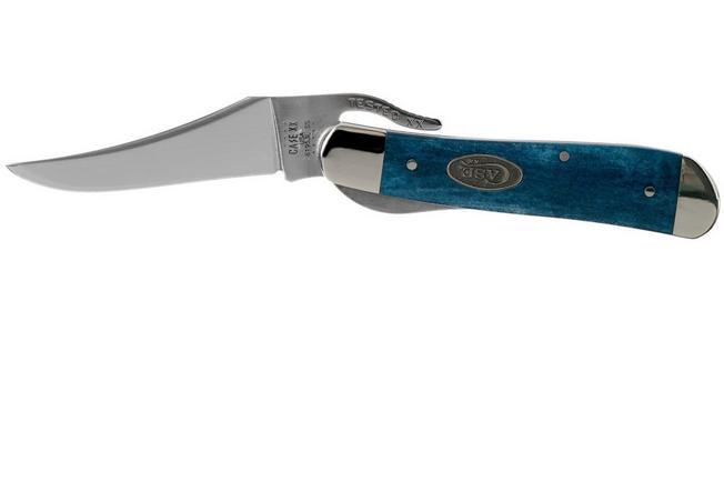 Imagen para Case Russlock Mediterranean Blue Bone, Smooth, 52802, 61953L SS navaja