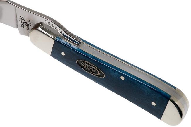 Imagen para Case Russlock Mediterranean Blue Bone, Smooth, 52802, 61953L SS navaja