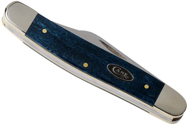 Case xx Merry Christmas Large Stockman Blue Colorwash Bone 10627 Pocket  Knife - CA10627