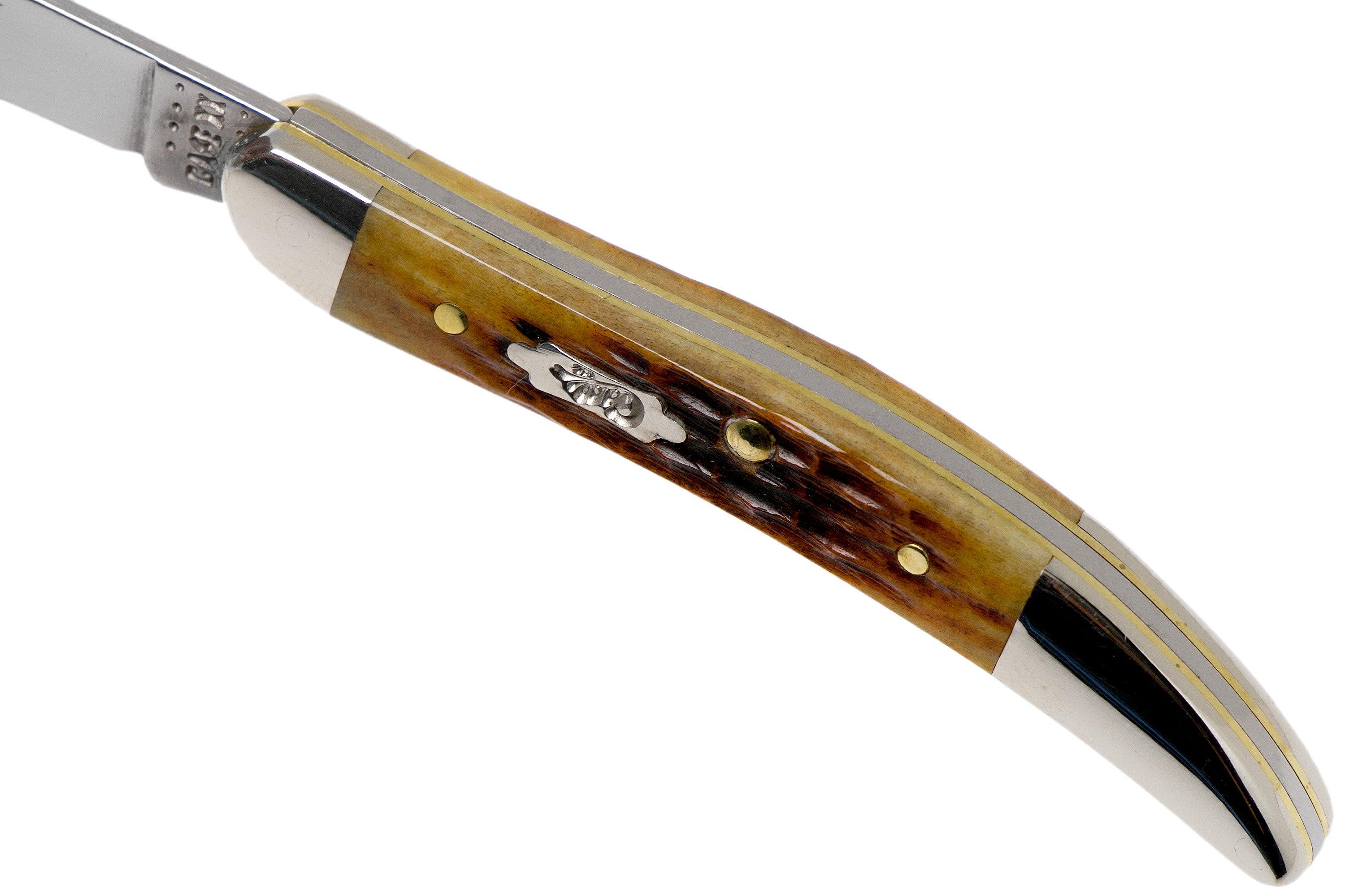 Case Small Texas Toothpick Antique Bone, Rogers Corn Cob Jig, 52837