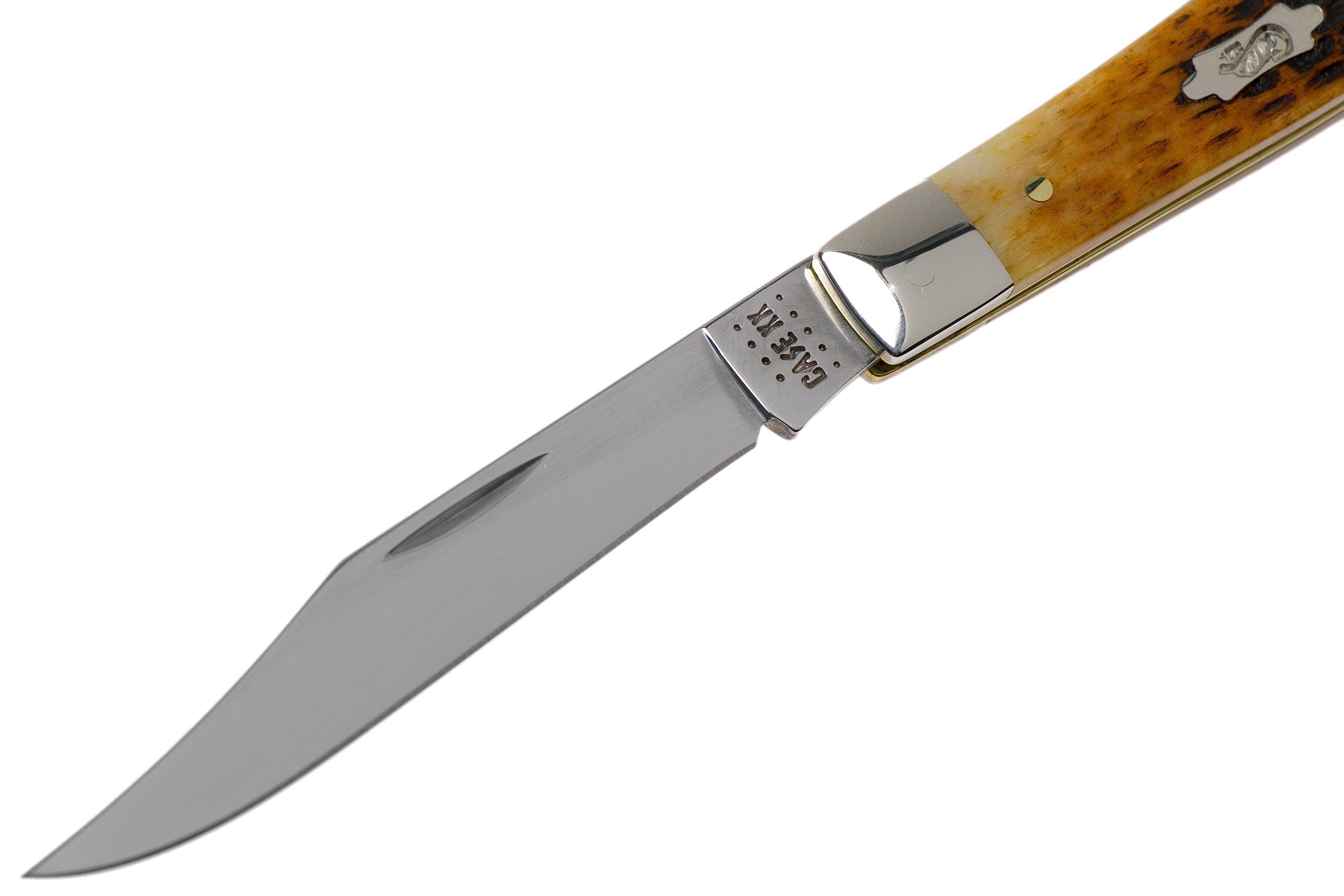 Case Slimline Trapper Antique Bone, Rogers Corn Cob Jig, 52839, 61048