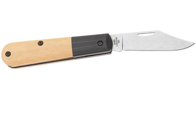 Afbeelding voor Case Crossroads XR Barlow Smooth Maple Richlite & Black G10, 53160, XR101009 1/2, S35VN, zakmes