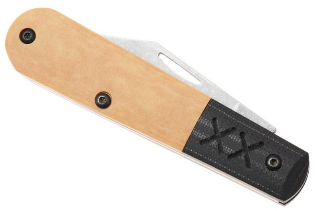 Afbeelding voor Case Crossroads XR Barlow Smooth Maple Richlite & Black G10, 53160, XR101009 1/2, S35VN, zakmes