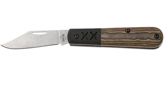 Afbeelding voor Case Barlow Smooth Black/Tan Richlite, Black G10, Crossroads XR, 53161, XR101009 1/2, S35VN zakmes