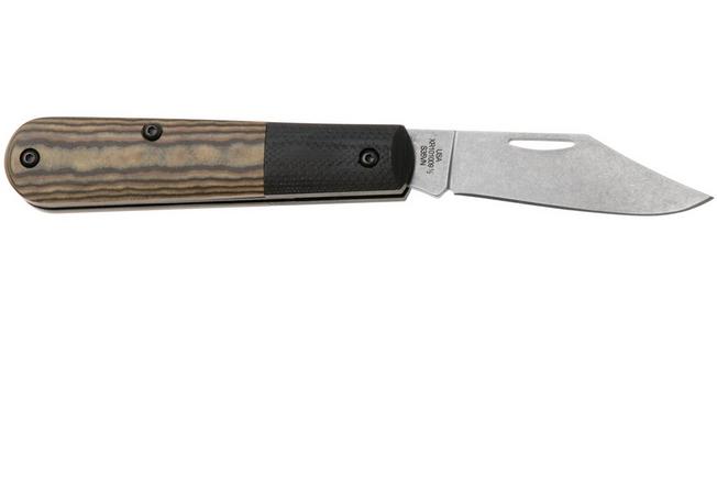 Afbeelding voor Case Barlow Smooth Black/Tan Richlite, Black G10, Crossroads XR, 53161, XR101009 1/2, S35VN zakmes