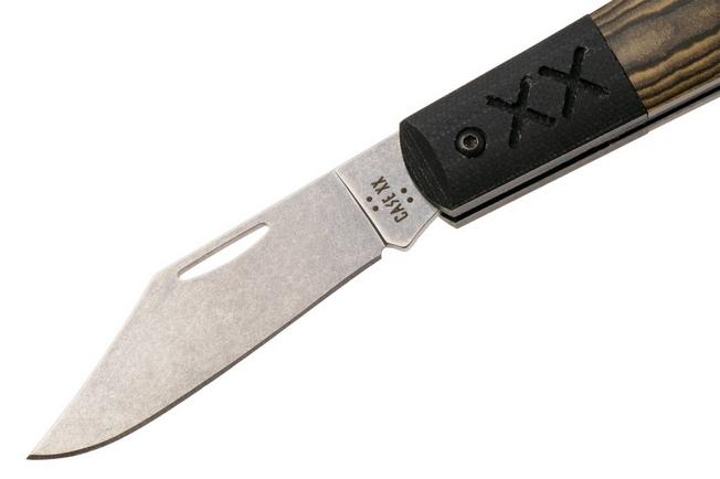 Afbeelding voor Case Barlow Smooth Black/Tan Richlite, Black G10, Crossroads XR, 53161, XR101009 1/2, S35VN zakmes