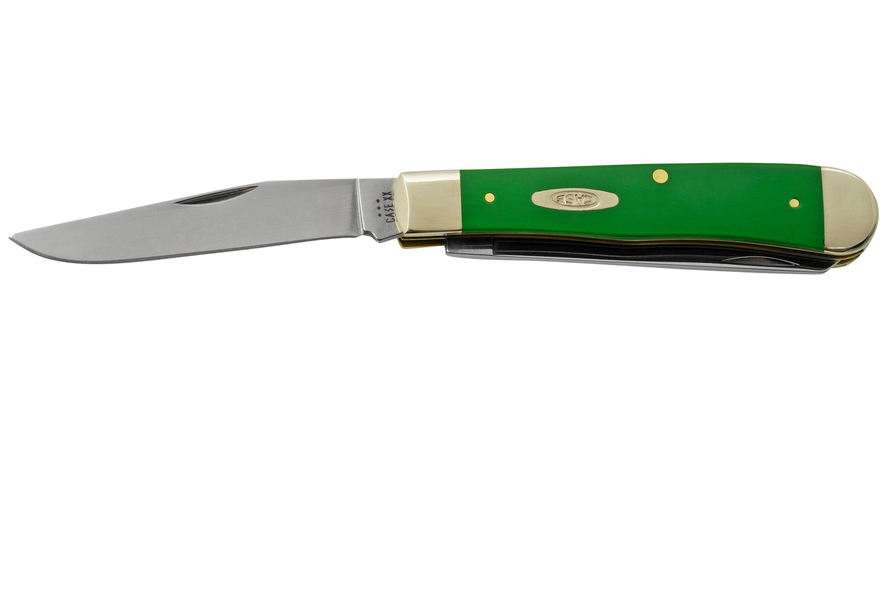 Case Trapper 53390 Green, pocket knife Advantageously shopping at