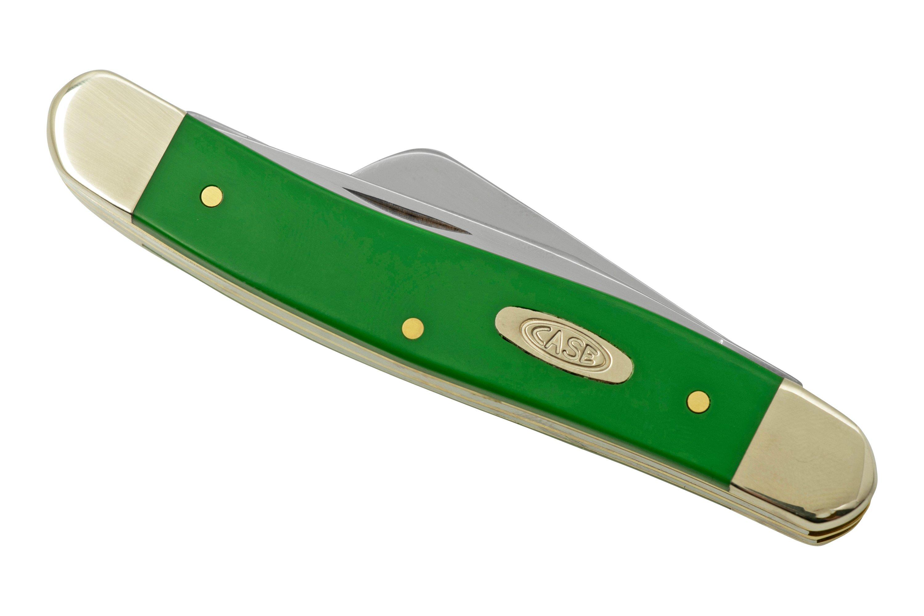 Case Medium Stockman 53392 Green, pocket knife Advantageously shopping at Knivesandtools.ie