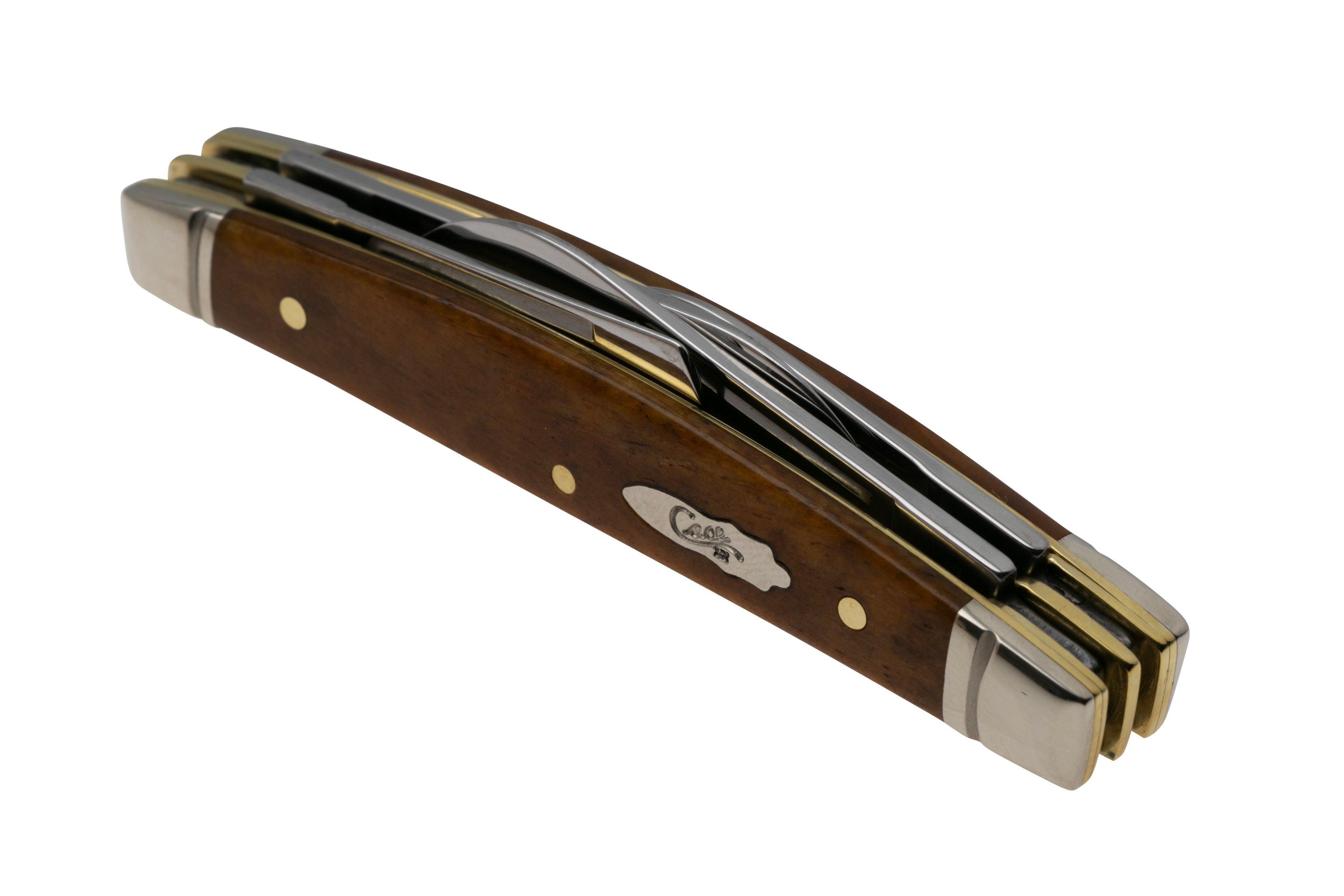 Case Small Congress 58209 Smooth Antique Bone, Fluted Bolsters 6468 SS ...