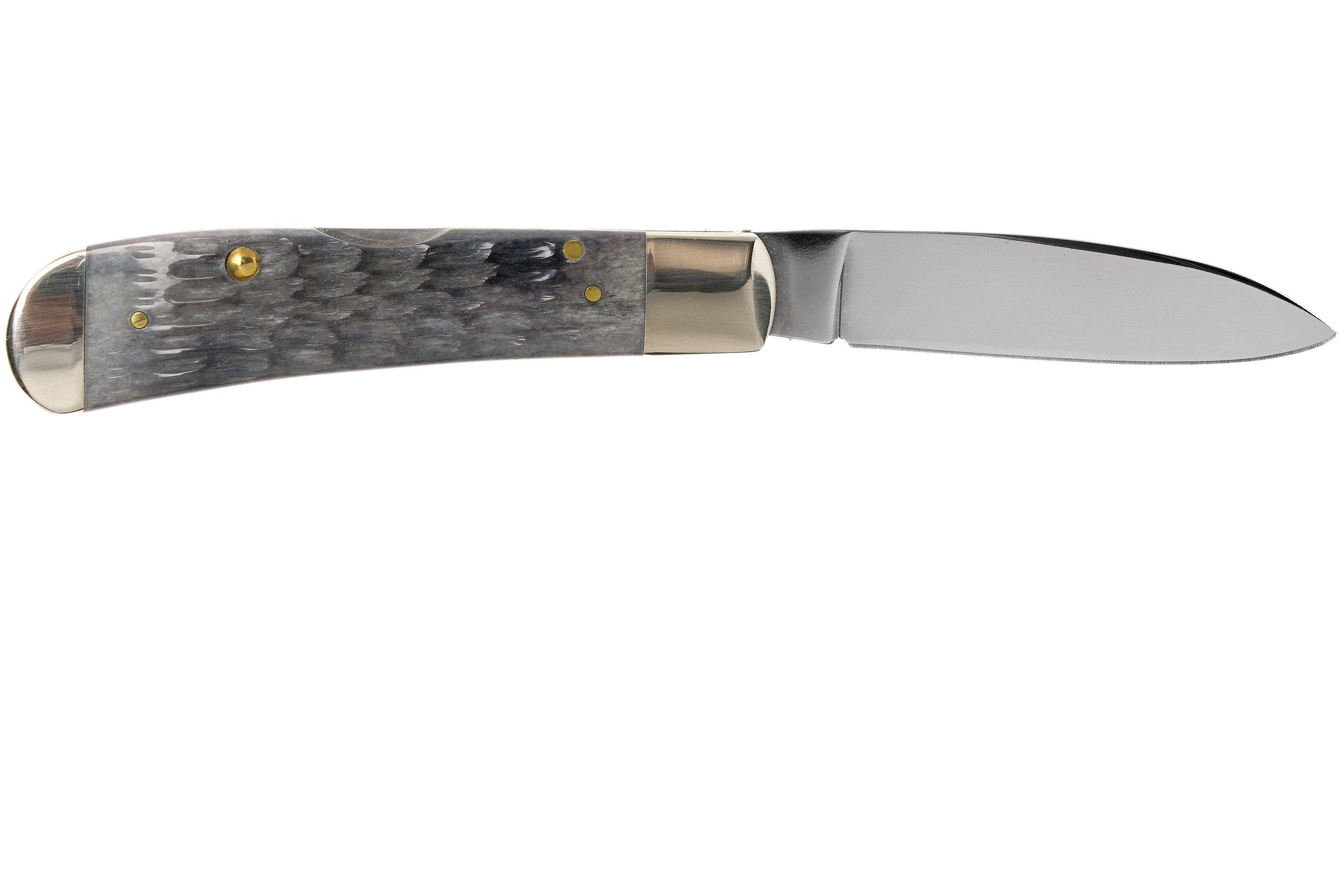 Case Tribal Lock Pocket Worn Grey Bone, Crandall Jig, 58411, TB612010L