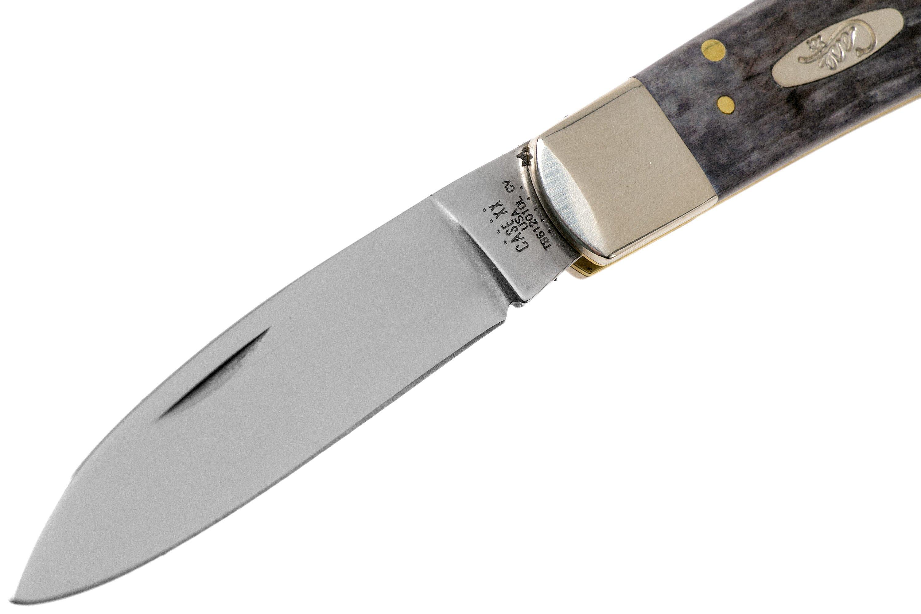 Case Tribal Lock Pocket Worn Grey Bone, Crandall Jig, 58411, TB612010L