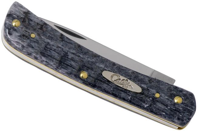 Case Sod Buster Jr. Rough Black Synthetic, 18229, 6137 SS pocket knife