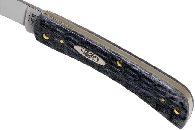 Case Sod Buster Jr Pocket Worn Grey Bone, Crandall Jig, 58412