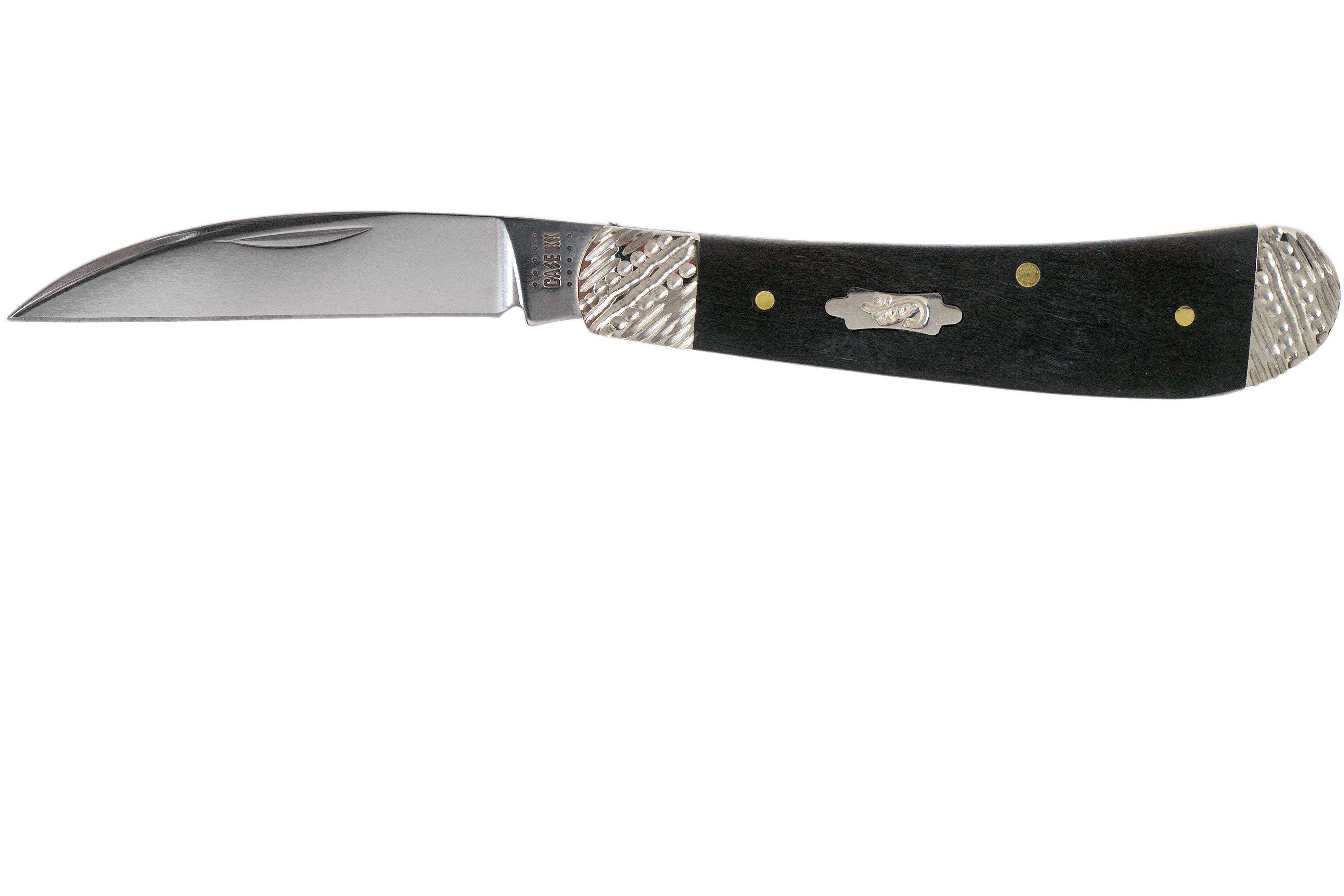 Case Sway Back Ebony Wood, Worked Bolsters, 59675, TB71117 SS pocket