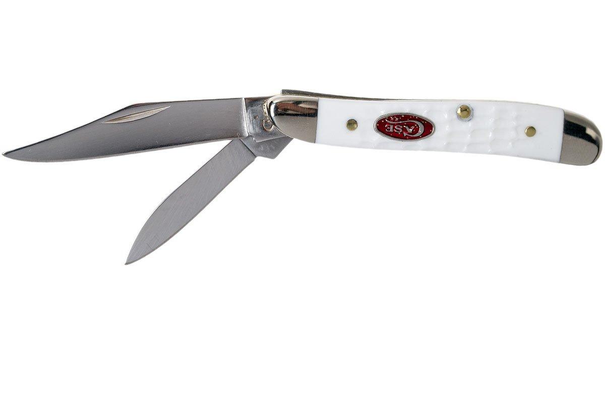 Case Peanut Sparxx White Synthetic, 60188, 6220 SS pocket knife