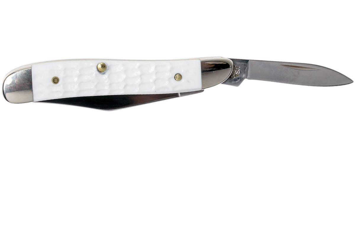Case Peanut Sparxx White Synthetic, 60188, 6220 SS pocket knife