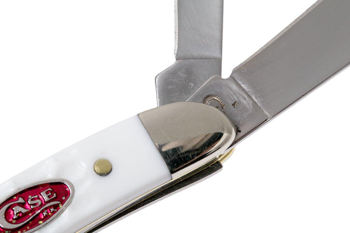 Case Peanut Sparxx White Synthetic, 60188, 6220 SS pocket knife