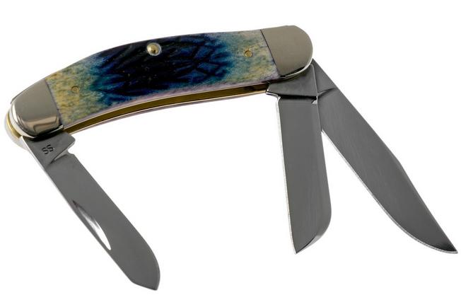 Image for Case Bose Sowbelly Burnt Purple Bone, Tribal Jigged, 61804, TB6339 SS pocket knife