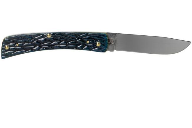 Image for Case Sod Buster Jr Burnt Purple Bone, Tribal Jigged, 61806, 6137 SS pocket knife