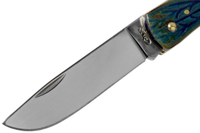 Image for Case Sod Buster Jr Burnt Purple Bone, Tribal Jigged, 61806, 6137 SS pocket knife