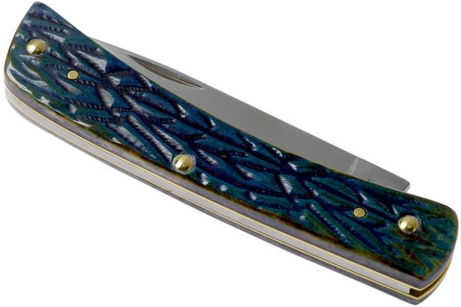 Image for Case Sod Buster Jr Burnt Purple Bone, Tribal Jigged, 61806, 6137 SS pocket knife