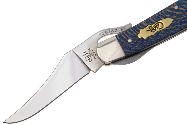 Afbeelding voor Case RussLock Smooth Blue Sycamore Wood, 63734, 71953L SS zakmes