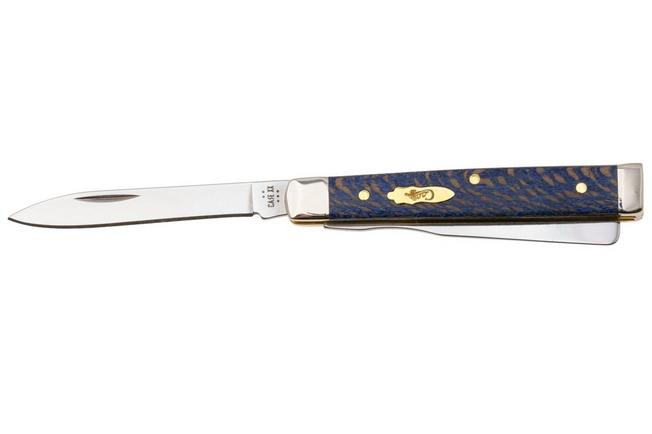 Afbeelding voor Case Baby Doc Smooth Blue Sycamore Wood, 63736, 7282SP SS zakmes