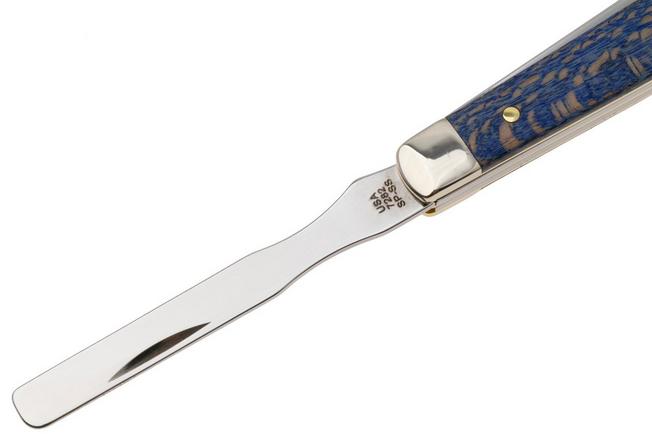 Afbeelding voor Case Baby Doc Smooth Blue Sycamore Wood, 63736, 7282SP SS zakmes