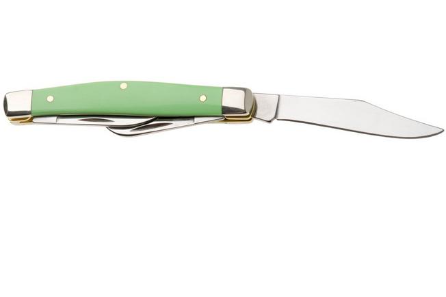 Afbeelding voor Case Medium Stockman 63832, Smooth Mint Green Synthetic, 4344 SS zakmes