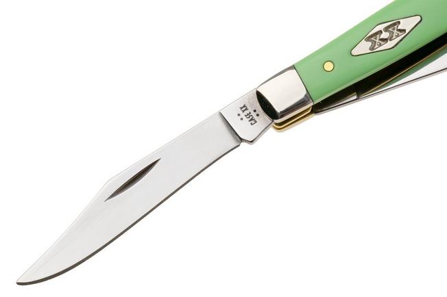 Afbeelding voor Case Medium Stockman 63832, Smooth Mint Green Synthetic, 4344 SS zakmes