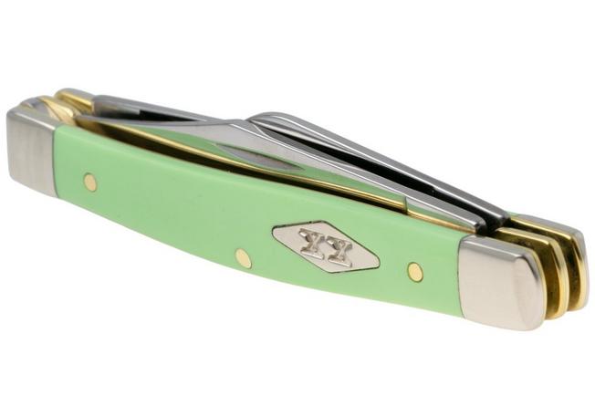 Afbeelding voor Case Medium Stockman 63832, Smooth Mint Green Synthetic, 4344 SS zakmes