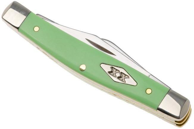 Afbeelding voor Case Medium Stockman 63832, Smooth Mint Green Synthetic, 4344 SS zakmes
