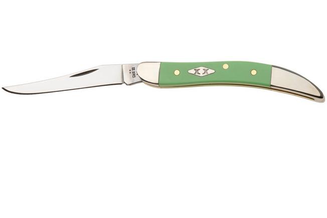 Afbeelding voor Case Small Texas Toothpick 63835, Smooth Mint Green Synthetic, 410096 SS zakmes