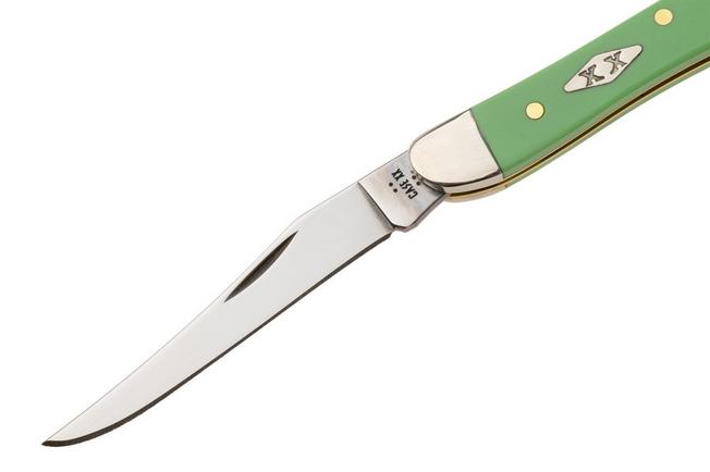 Afbeelding voor Case Small Texas Toothpick 63835, Smooth Mint Green Synthetic, 410096 SS zakmes