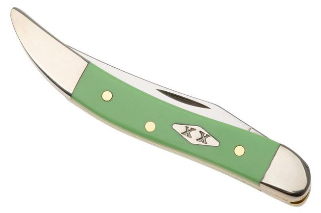 Afbeelding voor Case Small Texas Toothpick 63835, Smooth Mint Green Synthetic, 410096 SS zakmes