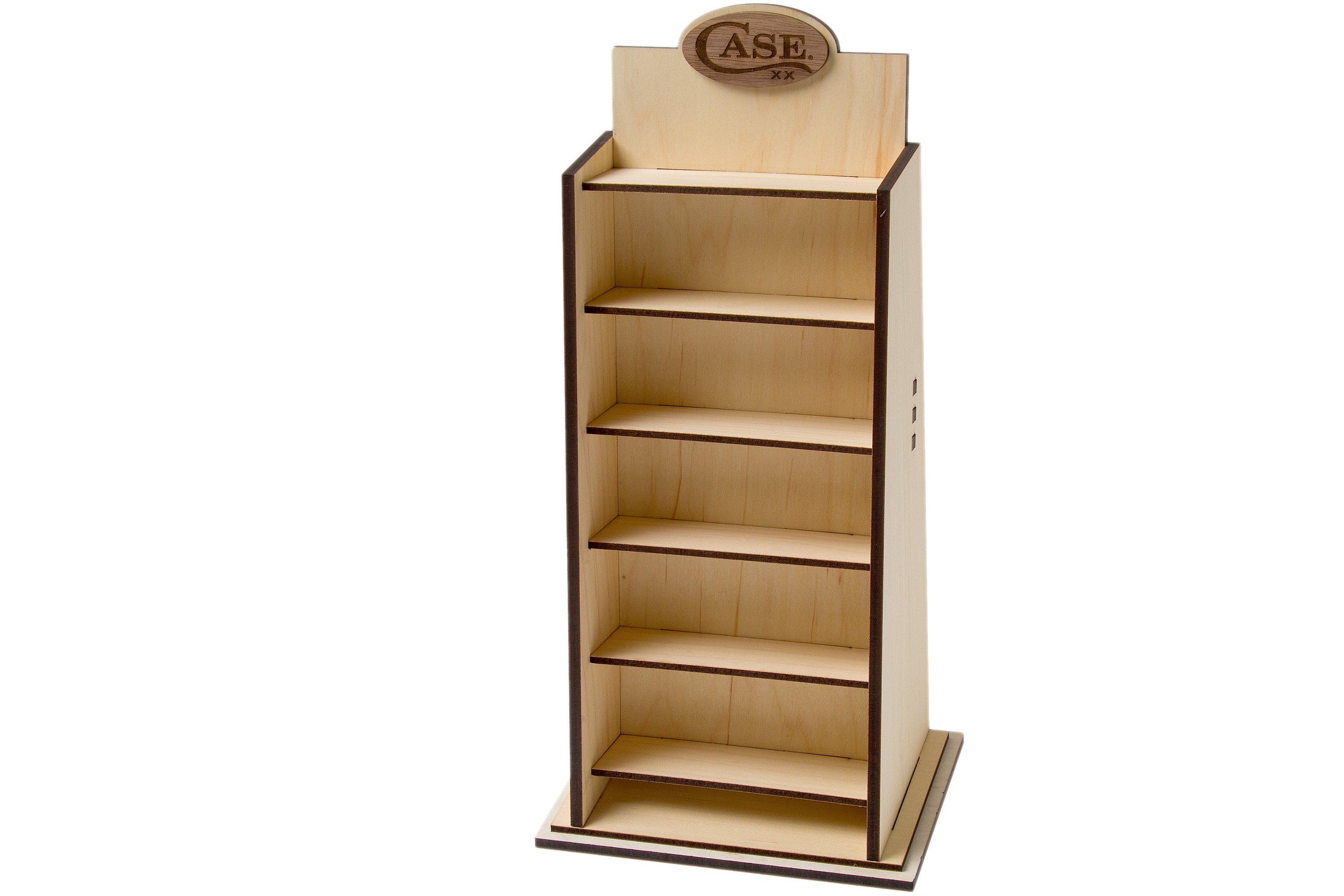 Case Woodchuck Countertop Display, Birch Wood, 64325, knife display for