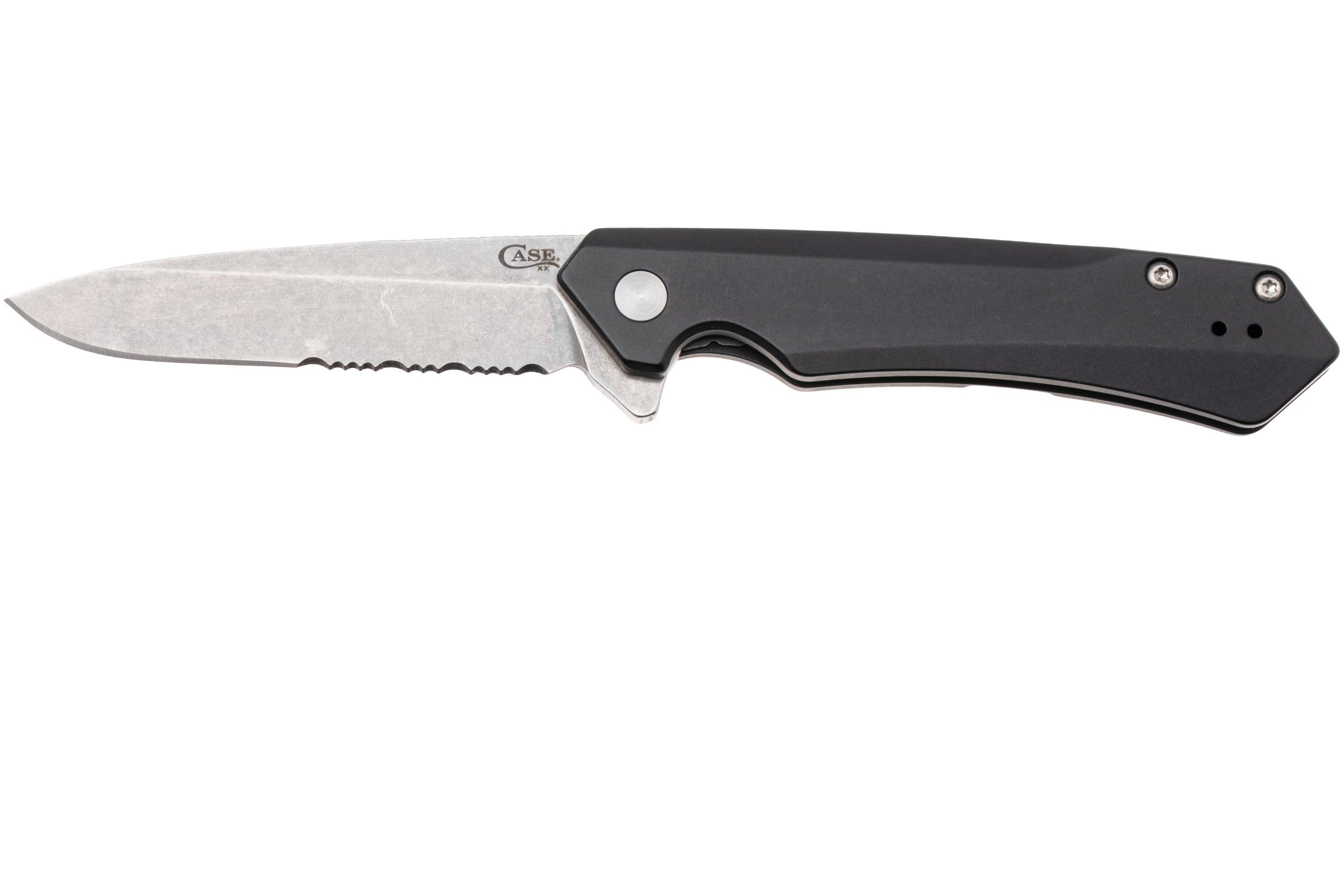 SUYA Case Kinzua Spearpoint Black Anodized Aluminum, 64633, S35VN